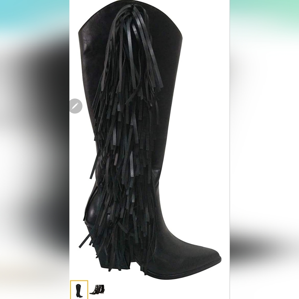 Cape Robbin Fringe Cowboy Boots